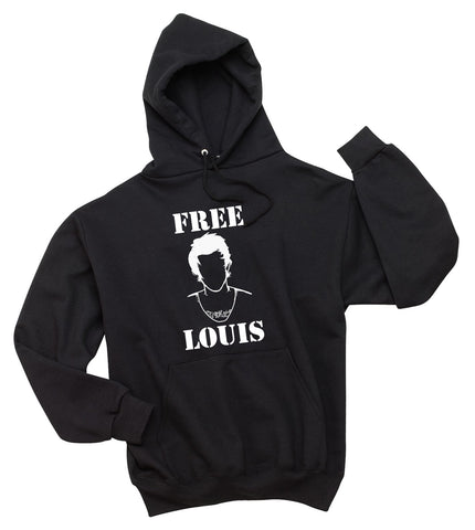 Louis Tomlinson "Free Louis Stencil" Unisex Adult Hoodie Sweatshirt
