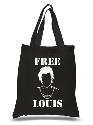 Louis Tomlinson "Free Louis Stencil" 100% Cotton Tote Bag