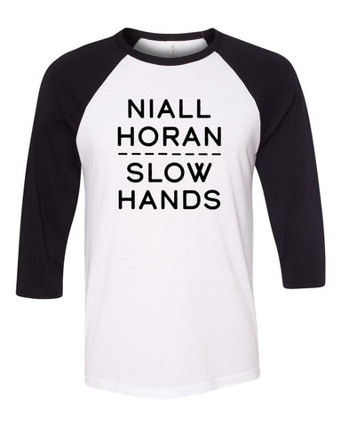 Niall Horan "Slow Hands" Baseball Tee
