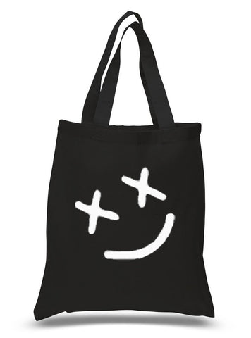 Louis Tomlinson "Smiley Face" Tattoo 100% Cotton Tote Bag