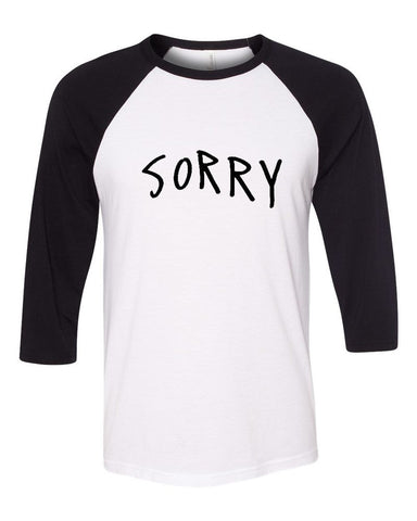 Justin Bieber "Sorry" Baseball Tee