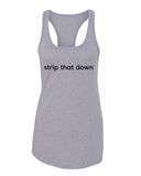 Liam Payne "Strip That Down Logo" Racerback Tank Top