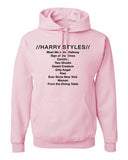 Harry Styles Solo Album Tracklist Unisex Adult Hoodie Sweatshirt