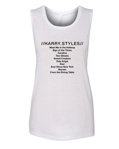 Harry Styles Solo Album Tracklist Muscle Tee