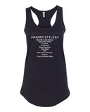 Harry Styles Solo Album Tracklist Racerback Tank Top