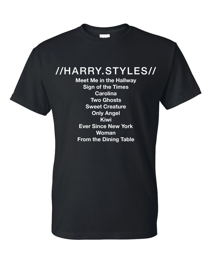 Harry Styles Solo Album Tracklist T-Shirt – Trainwreck