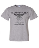 Harry Styles Solo Album Tracklist T-Shirt
