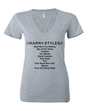 Harry Styles Solo Album Tracklist Women's V-Neck T-Shirt