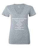 Harry Styles Solo Album Tracklist Women's V-Neck T-Shirt