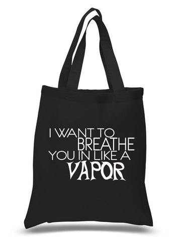 5 Seconds of Summer 5SOS "Vapor - I Want To Breathe You in Like a Vapor" 100% Cotton Tote Bag