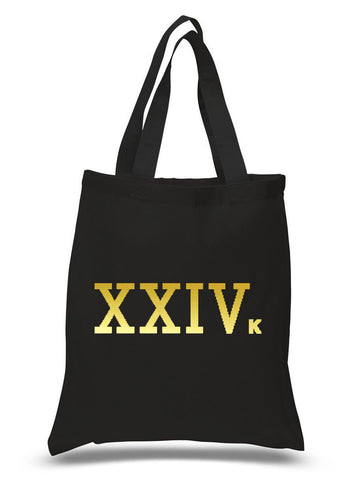 Bruno Mars "24k Magic - XXIVk" 100% Cotton Tote Bag